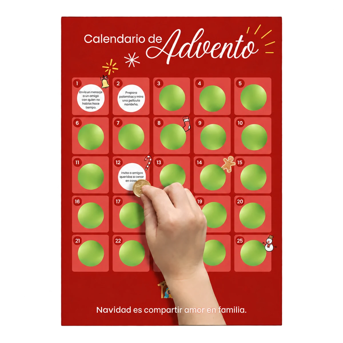 Póster de Buenas Acciones para Raspar